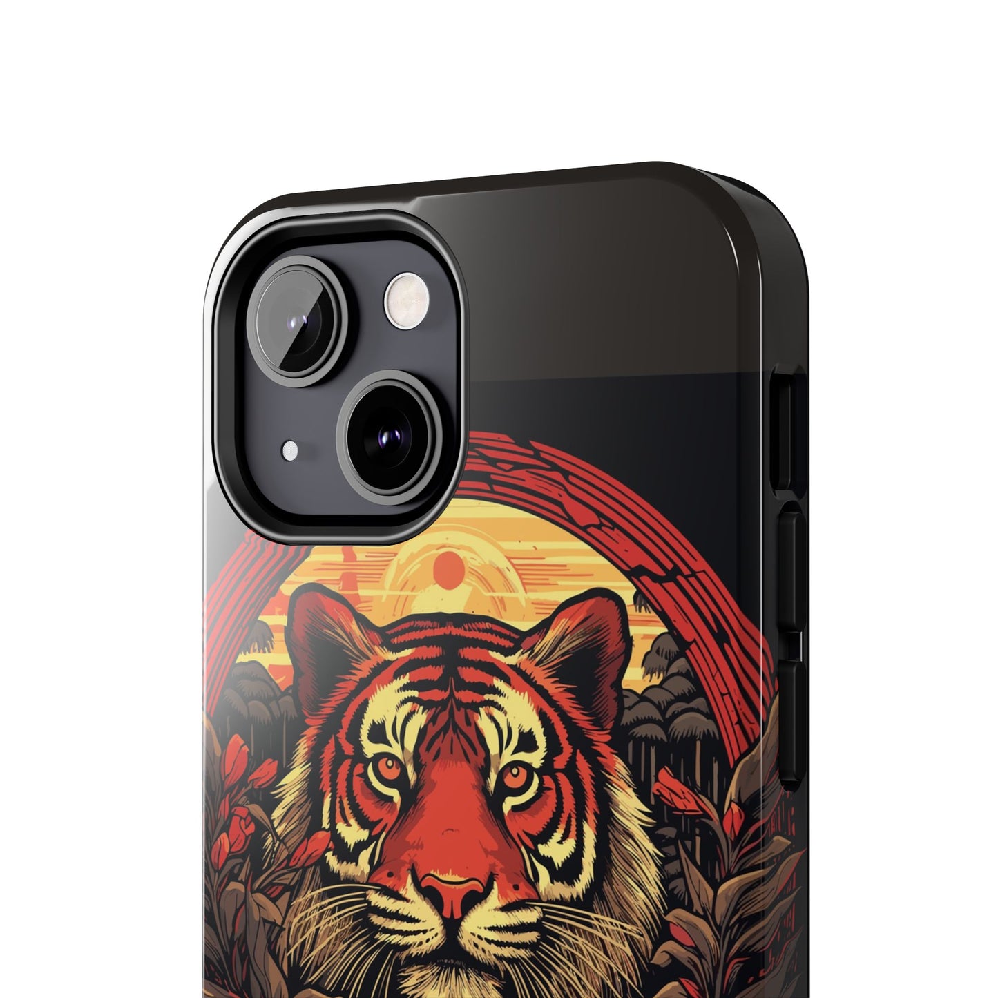 Tiger Wreath Tough Phone Case