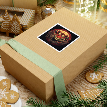 Tiger Wreath Sticker