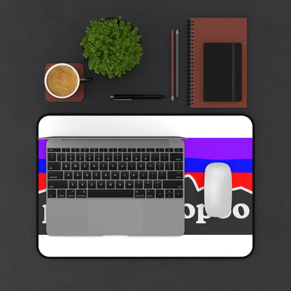 PeePeePooPoo Funny Desk Mat | Gamer Mouse Pad | Parody Outdoor Style Desk Pad | Gaming Setup Desk Mat