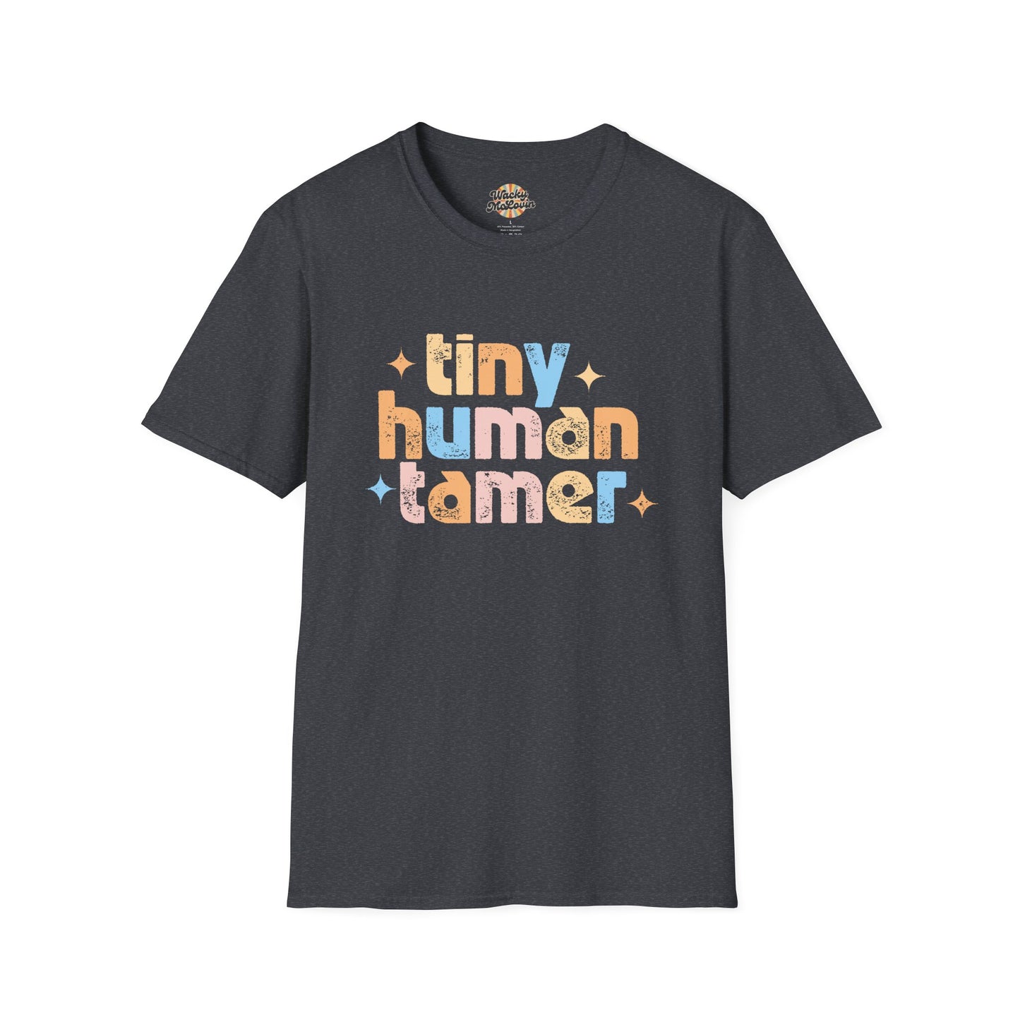 Tiny Human Tamer Retro Parenting Tee