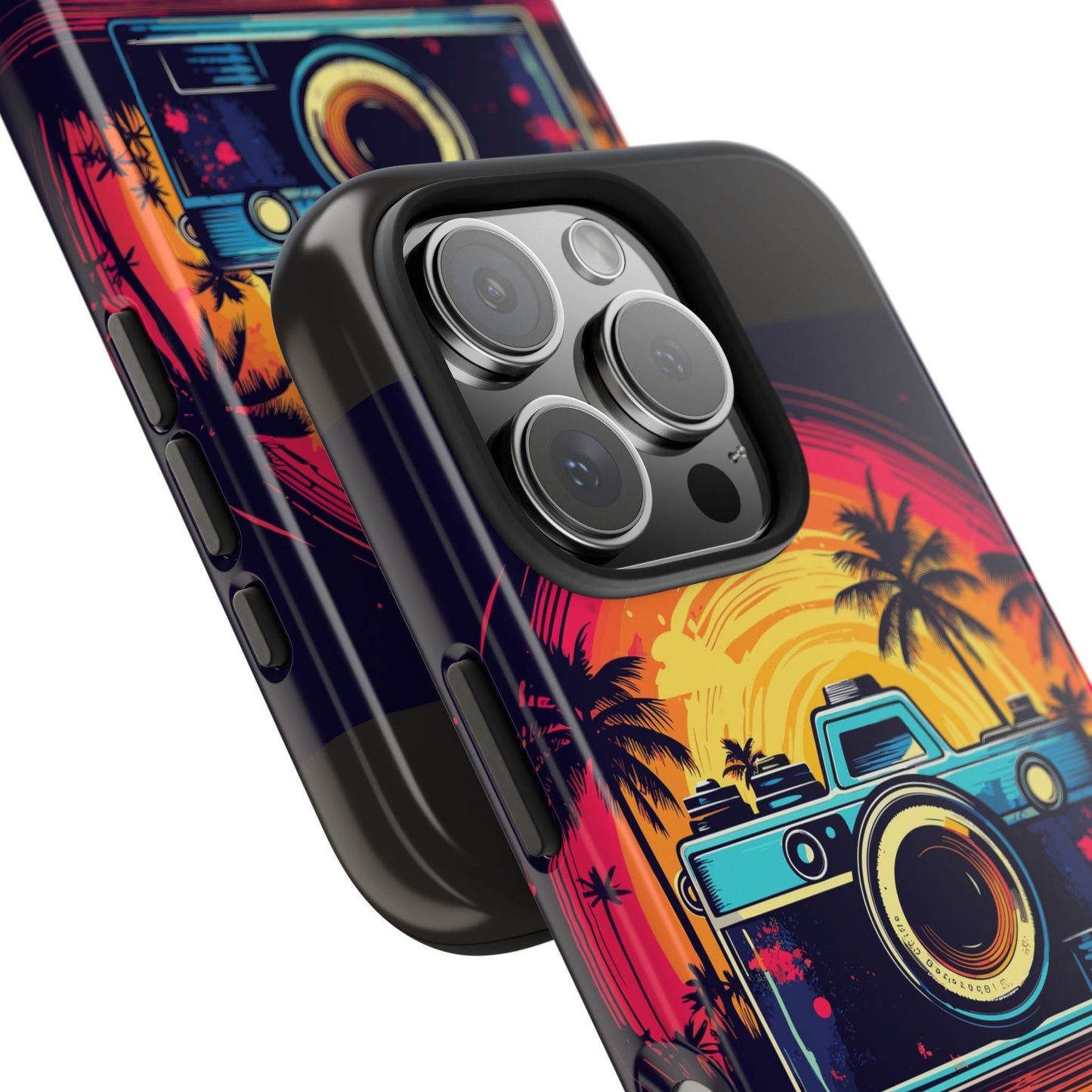 Retro Camera Sunset Tough Phone Case