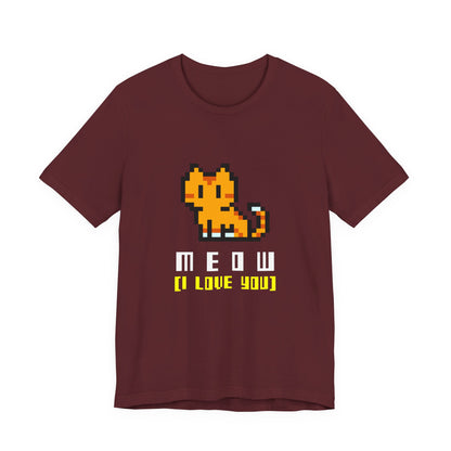 Meow Pixel Cat Tee