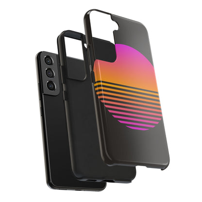 Sunset Grid Tough Phone Case