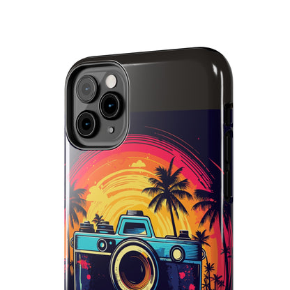 Retro Camera Sunset Tough Phone Case