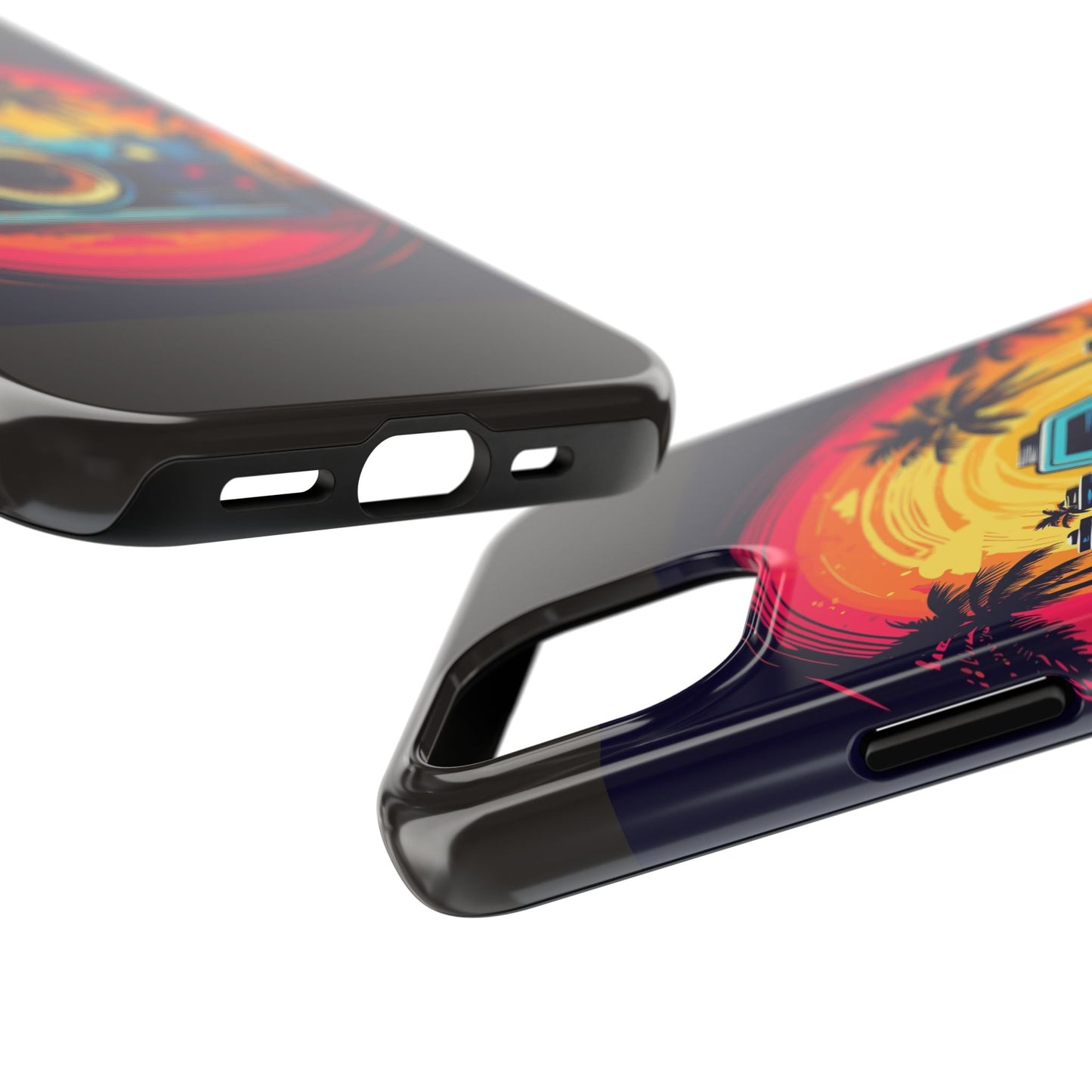 Retro Camera Sunset Tough Phone Case