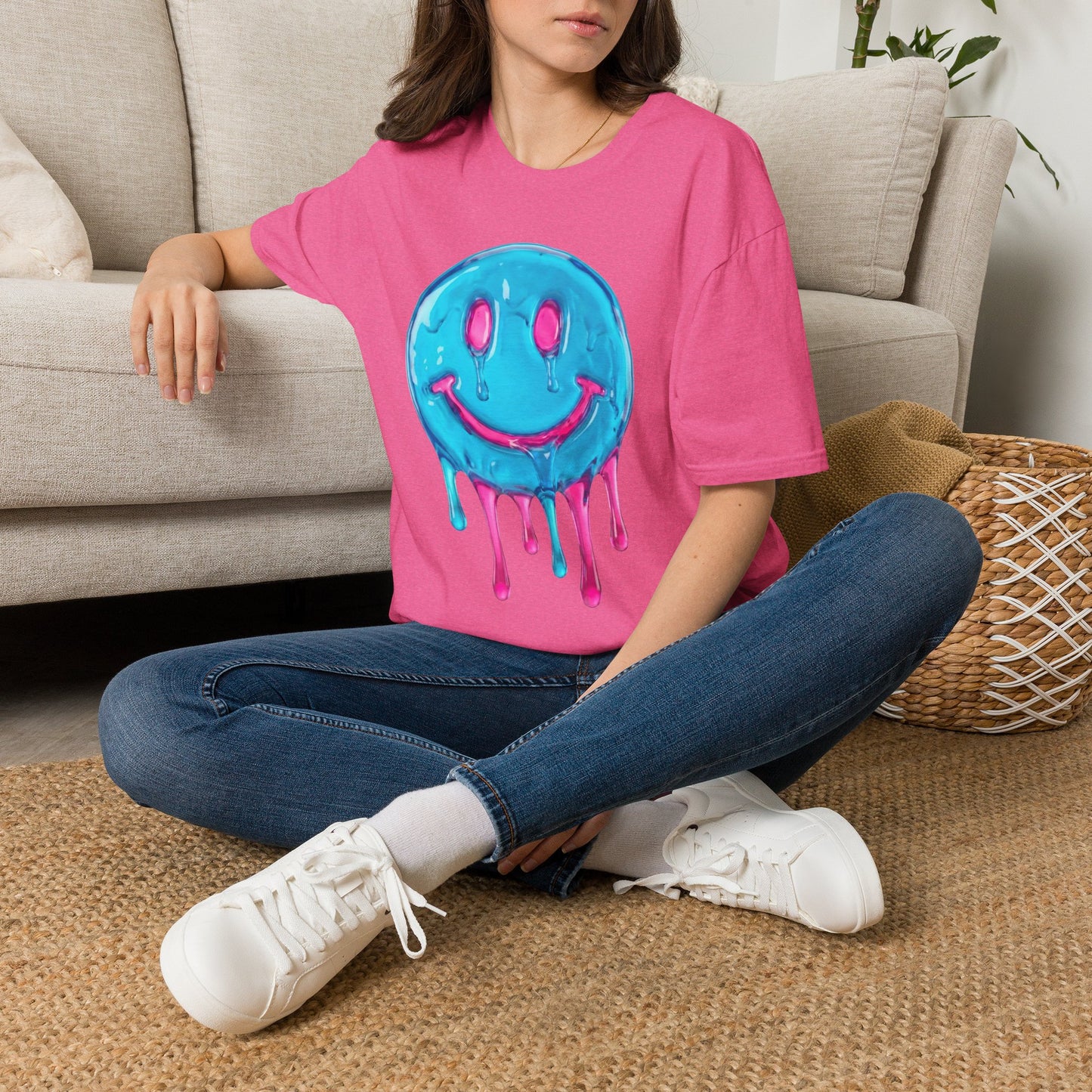 Melted Smile Vaporwave Tee