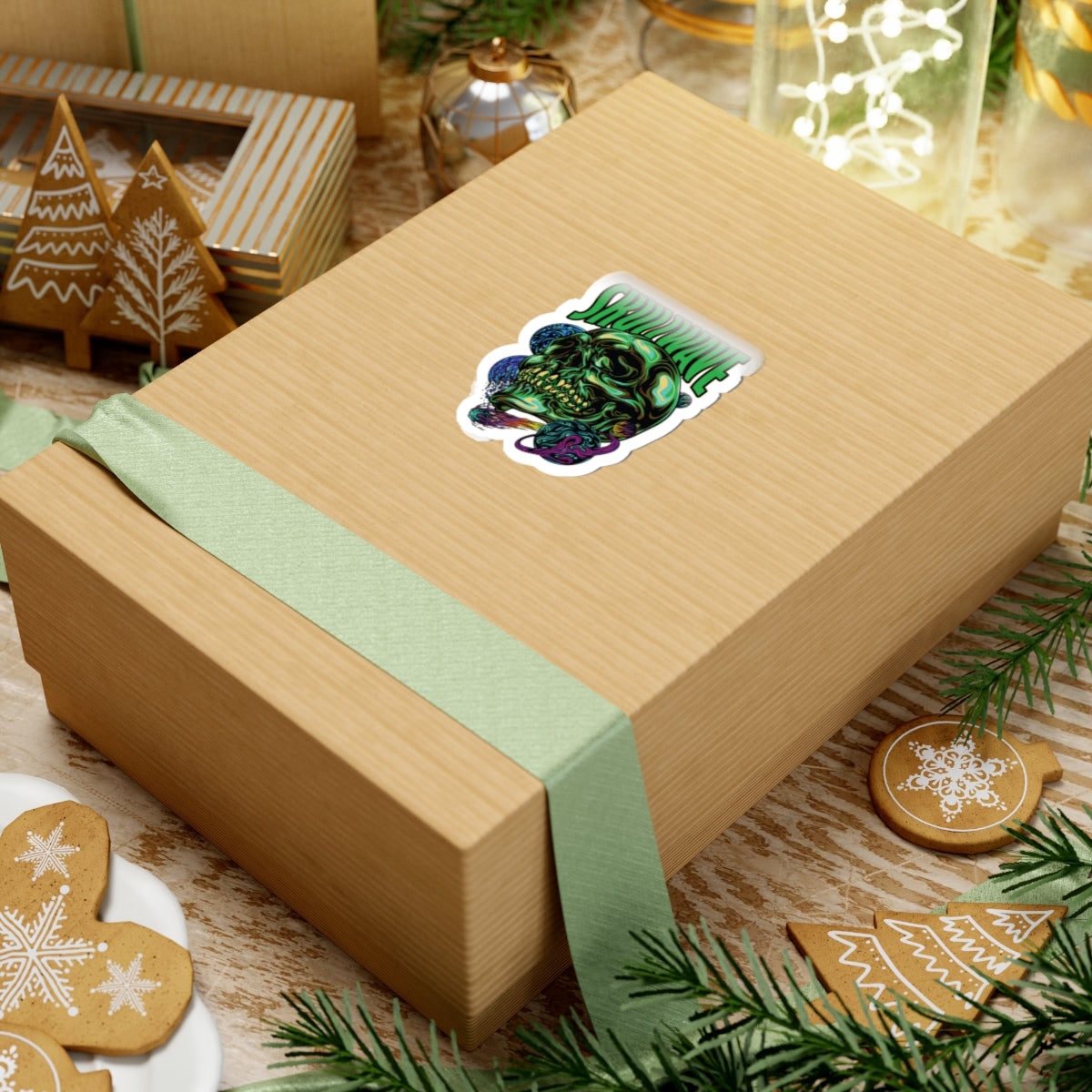 Skullwave Kiss-Cut Sticker