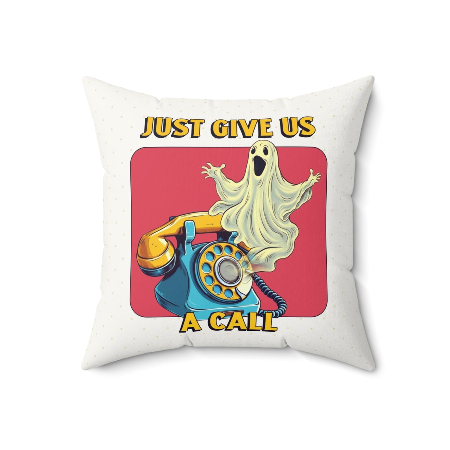 Just Give Us a Call Throw Pillow