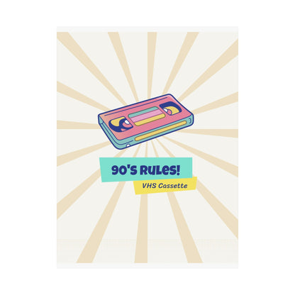 90's Rules! Retro Poster