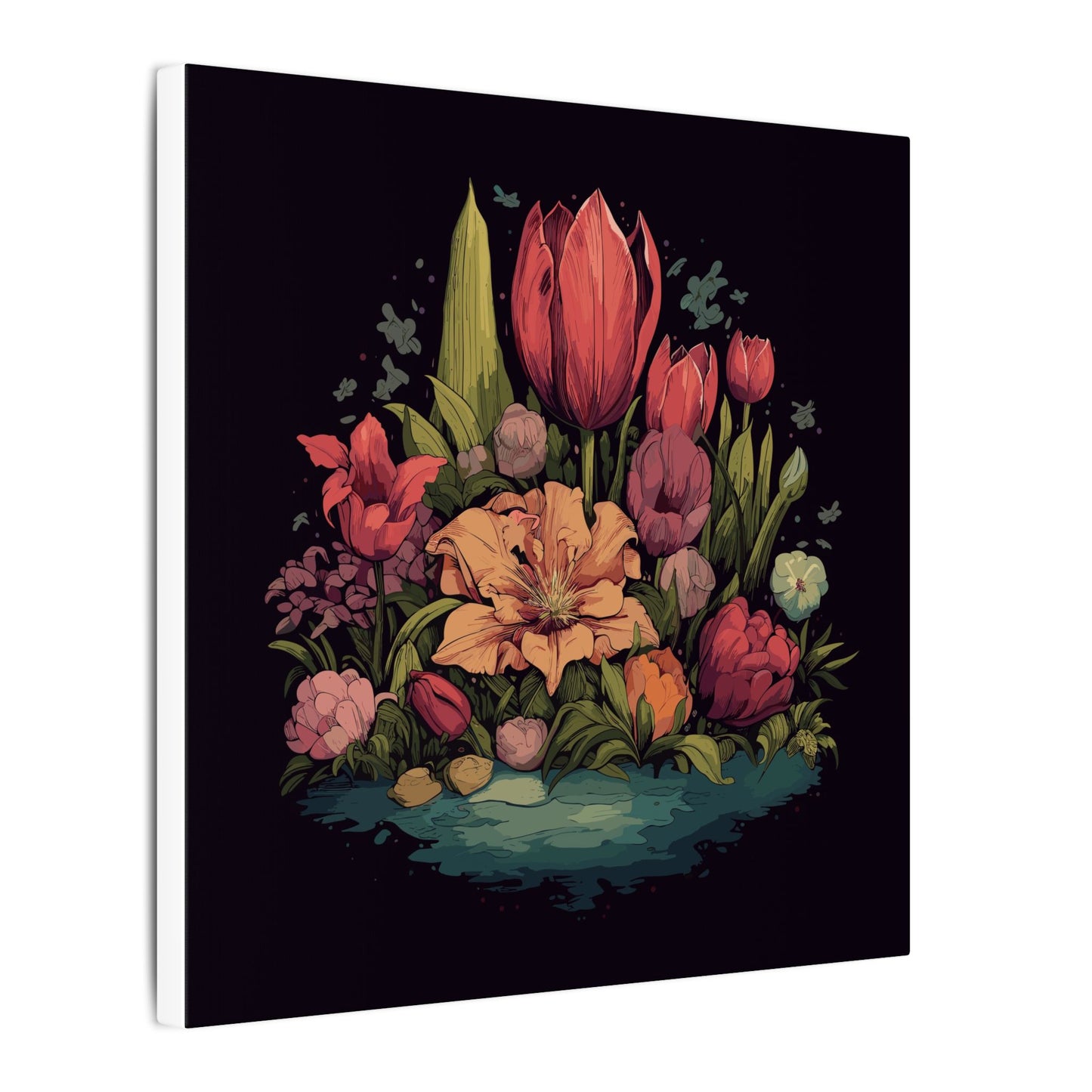 Tulip Garden Canvas Print