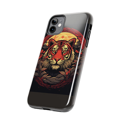 Tiger Wreath Tough Phone Case