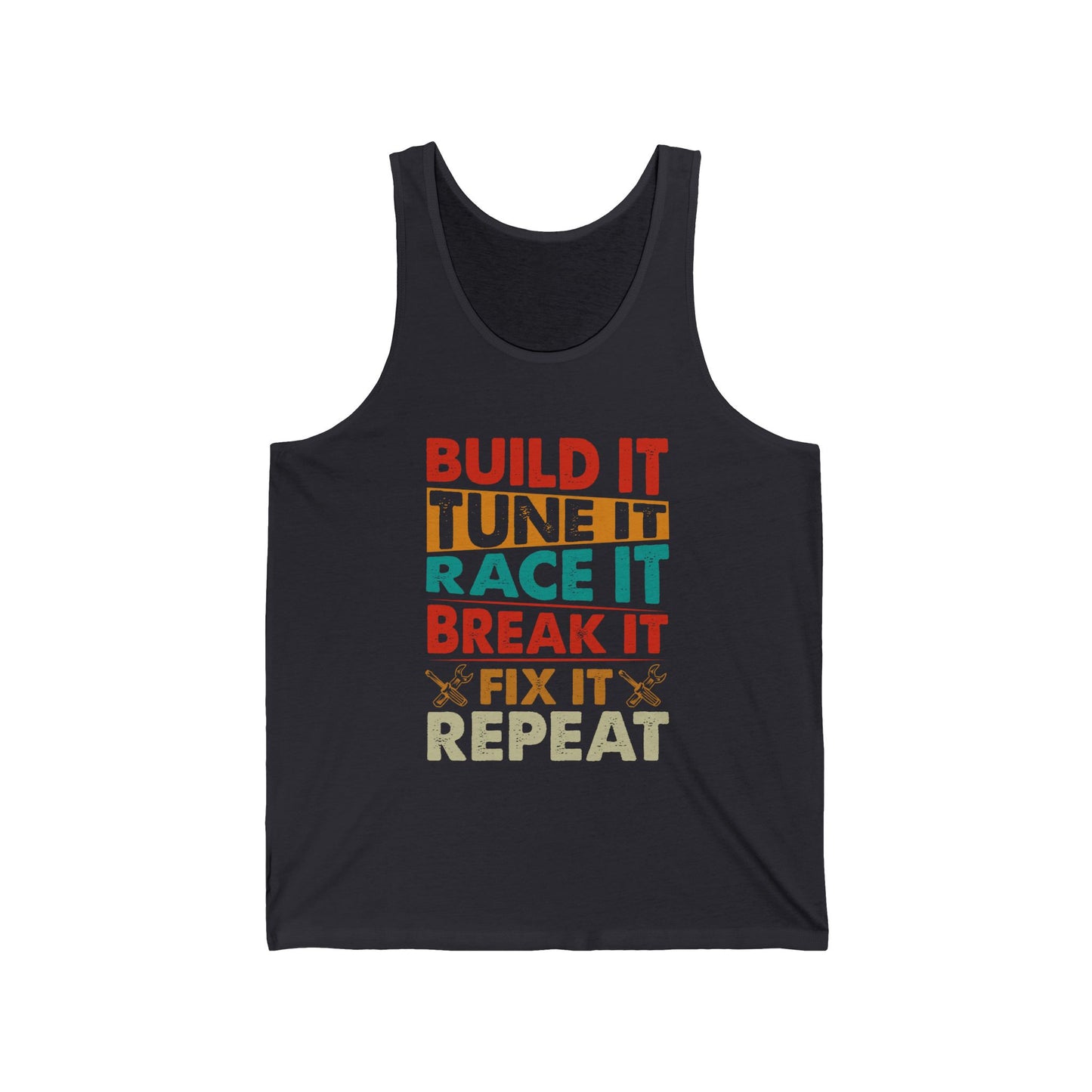 Build It Tune It Race It Tank Top