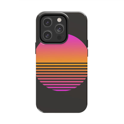 Sunset Grid Tough Phone Case