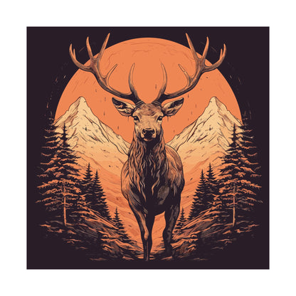 Forest King Square Art Print