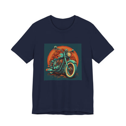 Classic Motorcycle Sunset Tee