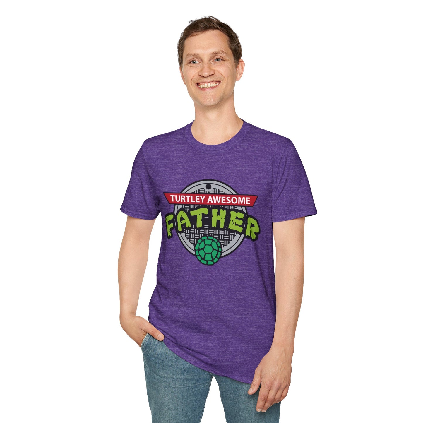 Turtley Awesome Father Tee