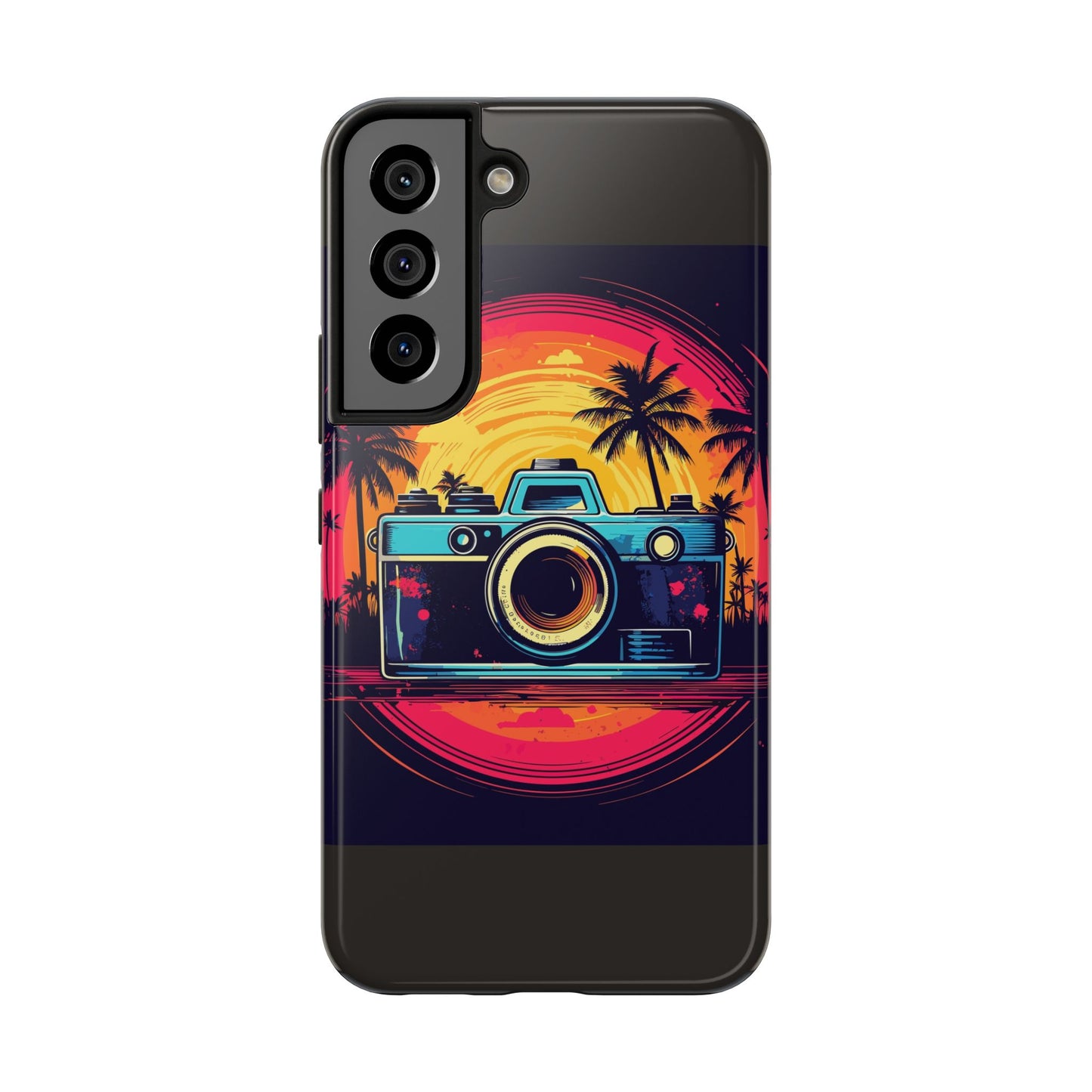 Retro Camera Sunset Tough Phone Case