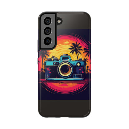 Retro Camera Sunset Tough Phone Case