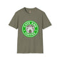 Cats And Coffee Retro Café Tee