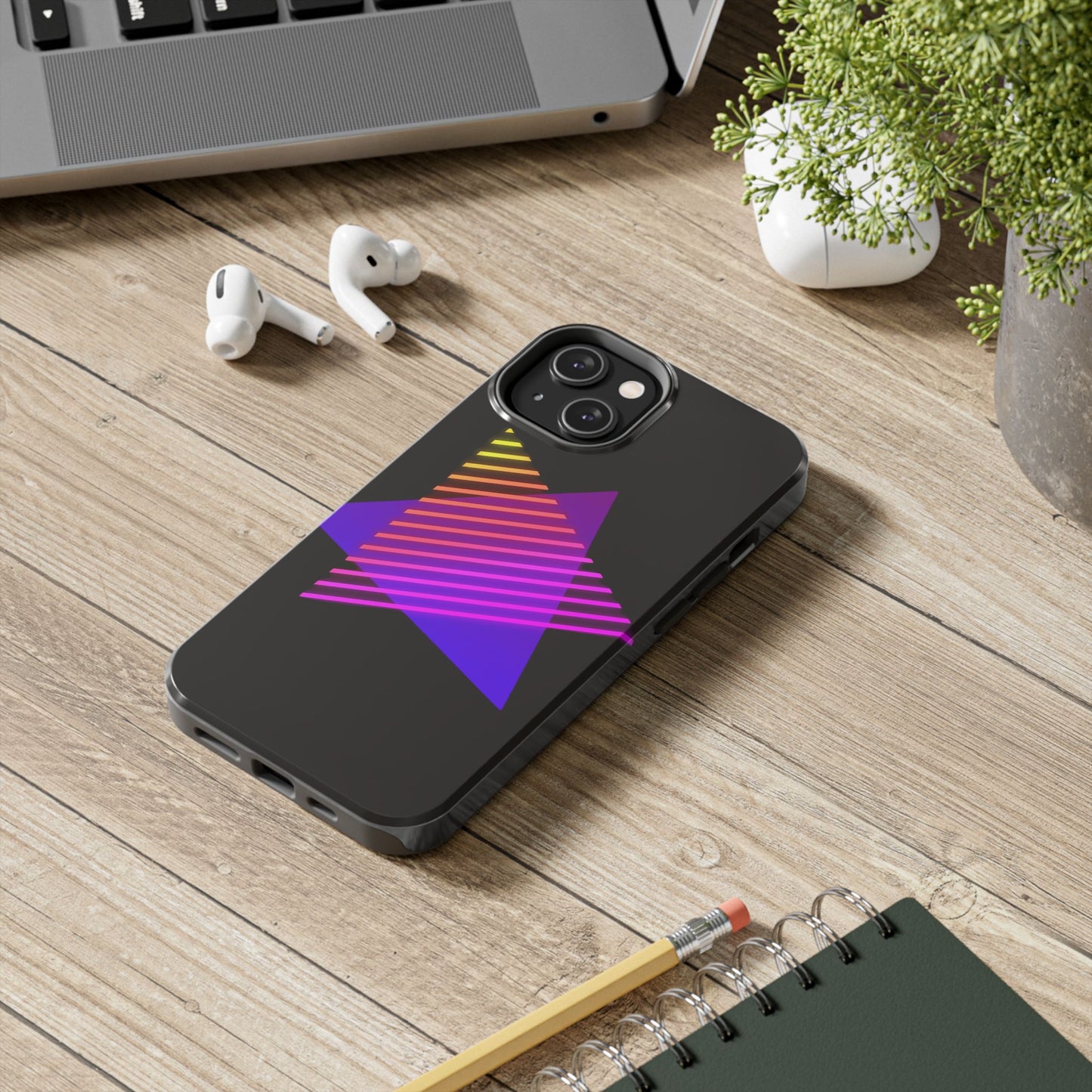 Neon Star Tough Phone Case