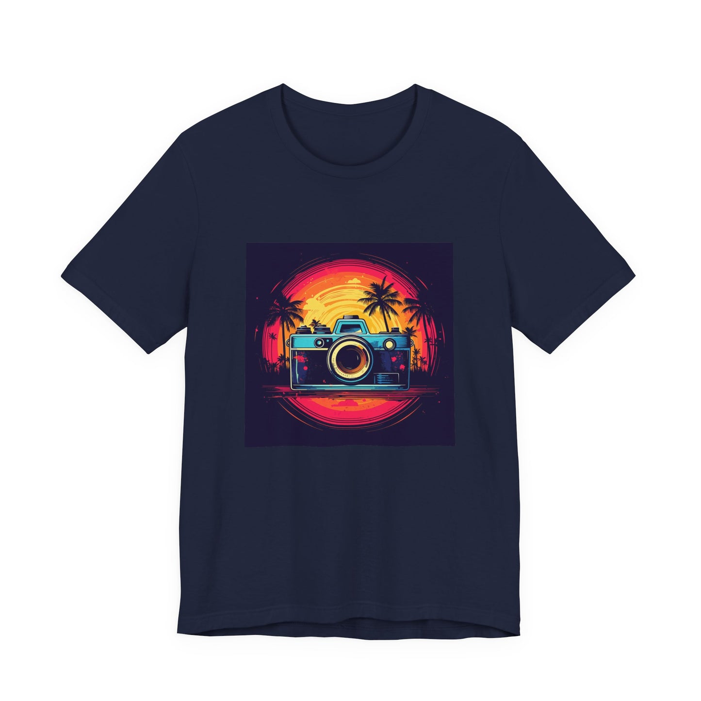 Retro Camera Sunset Tee