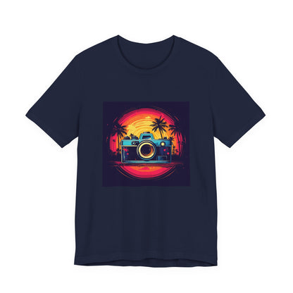 Retro Camera Sunset Tee