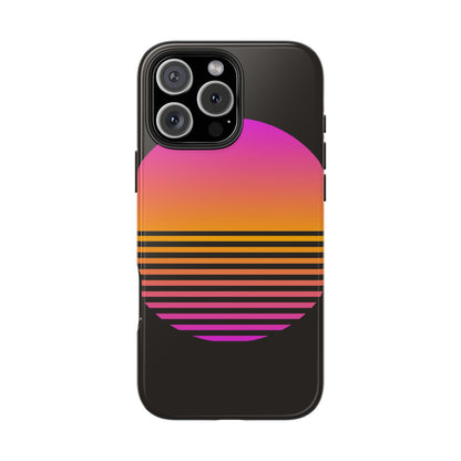 Sunset Grid Tough Phone Case