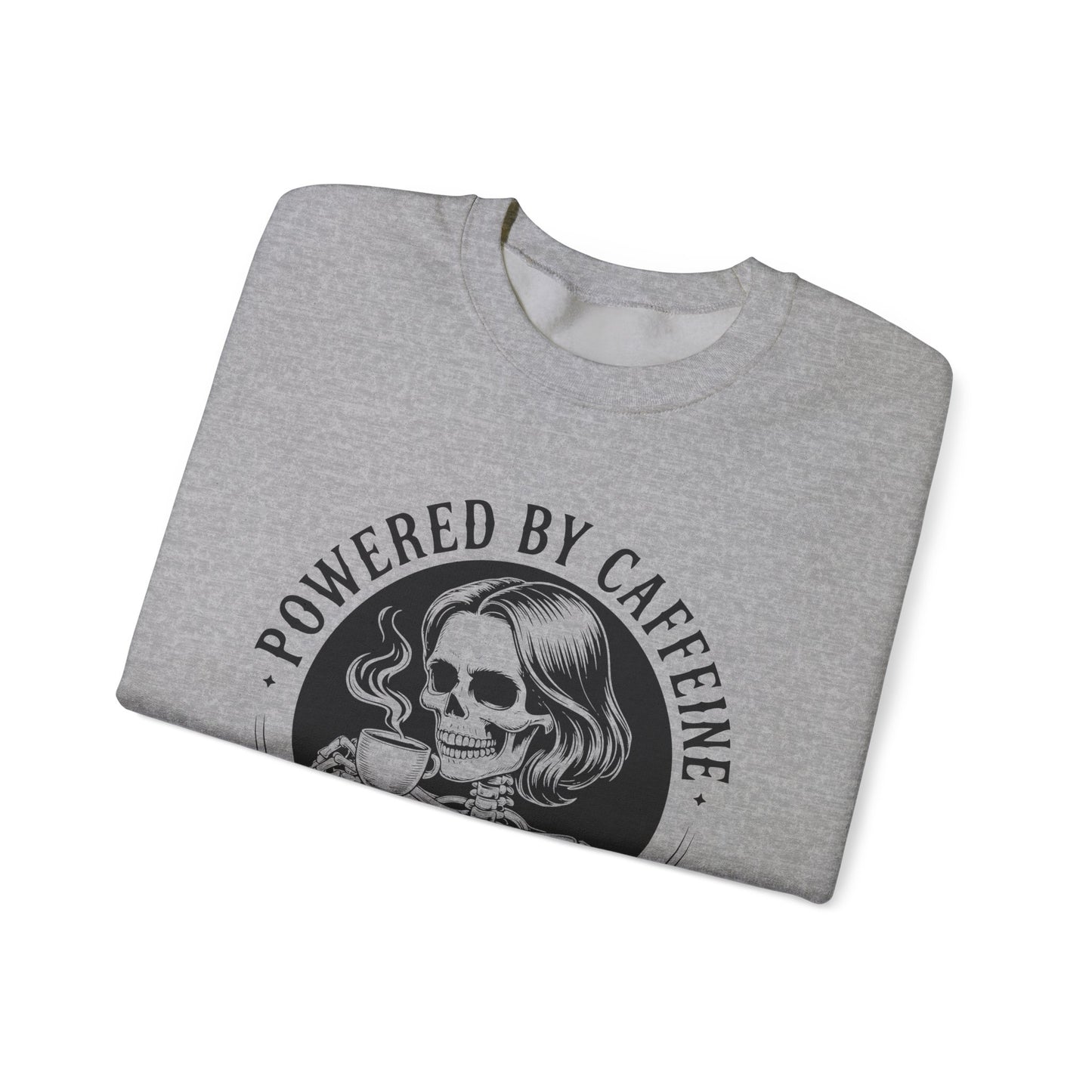 Powered by Caffeine and Chaos Sweatshirt