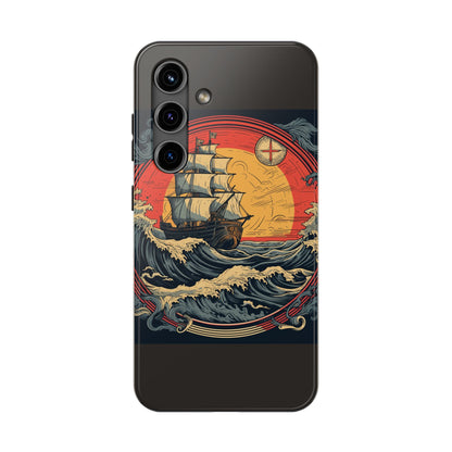 Tall Ship Storm Tough Phone Case