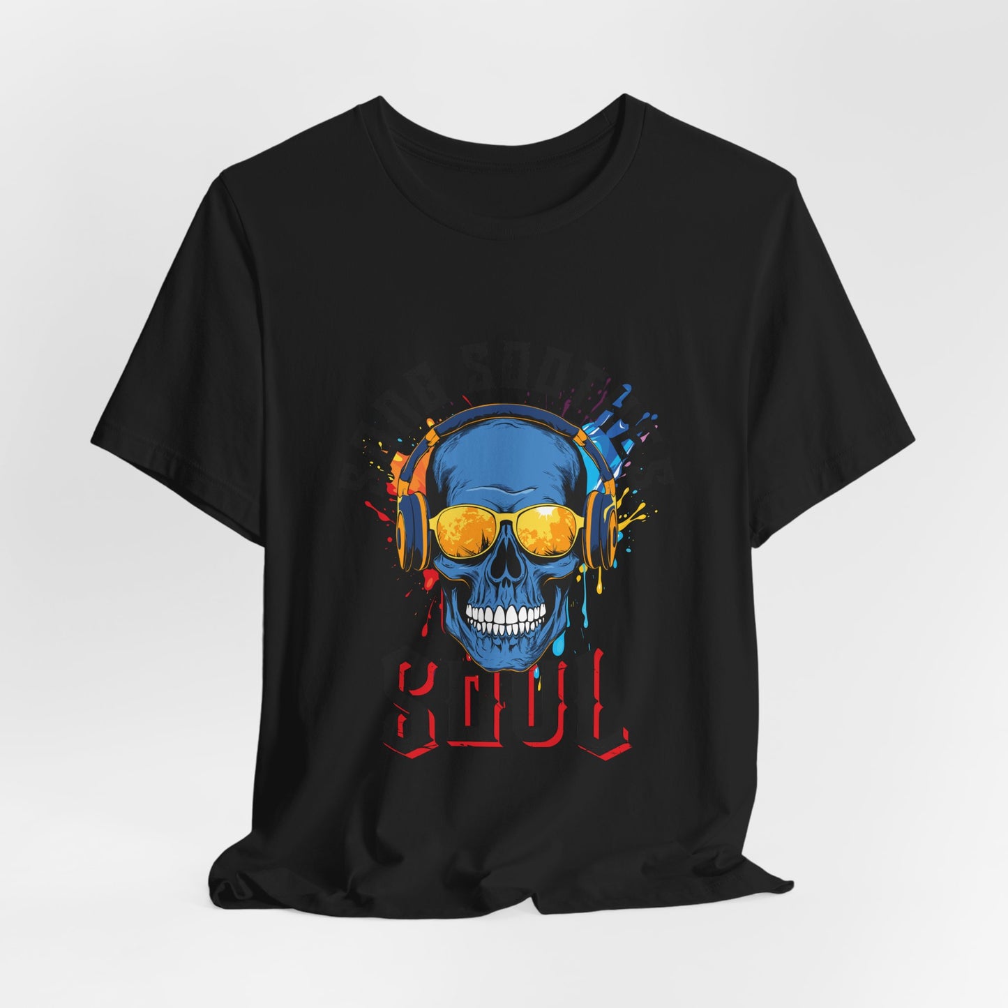 Song Soothes the Soul Skull Headphones Tee
