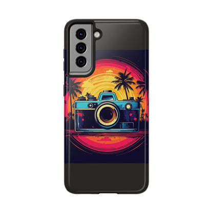 Retro Camera Sunset Tough Phone Case
