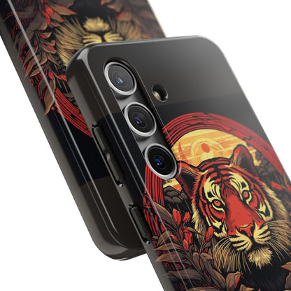 Tiger Wreath Tough Phone Case
