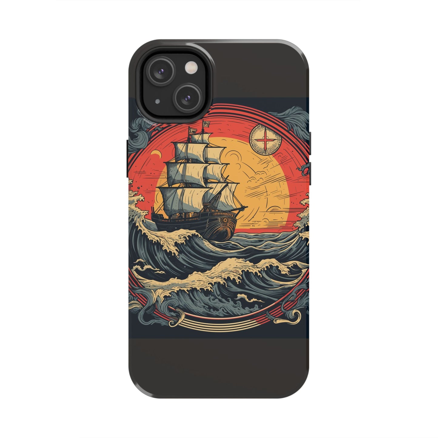 Tall Ship Storm Tough Phone Case