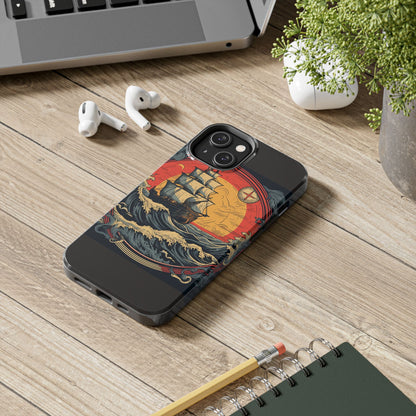 Tall Ship Storm Tough Phone Case