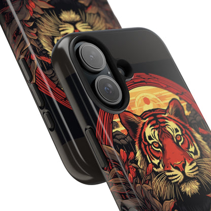 Tiger Wreath Tough Phone Case
