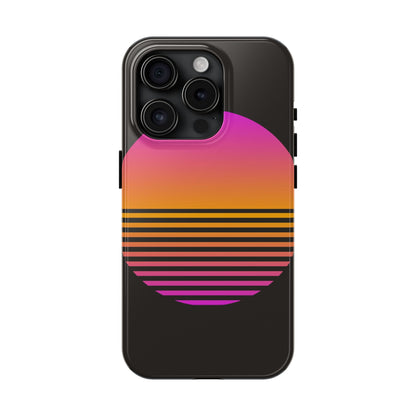 Sunset Grid Tough Phone Case