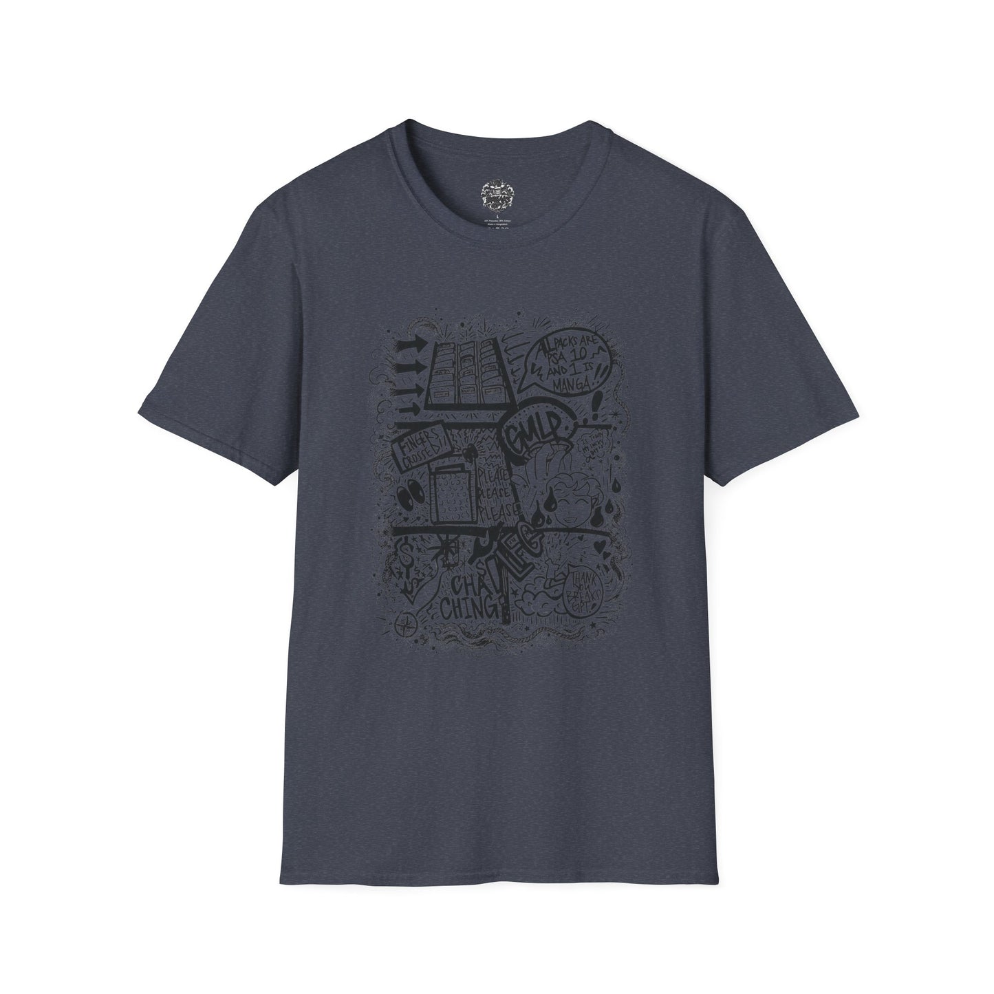 BreaksGPT Manga Card Breaker T-Shirt | Pirate Trading Card Graphic Tee