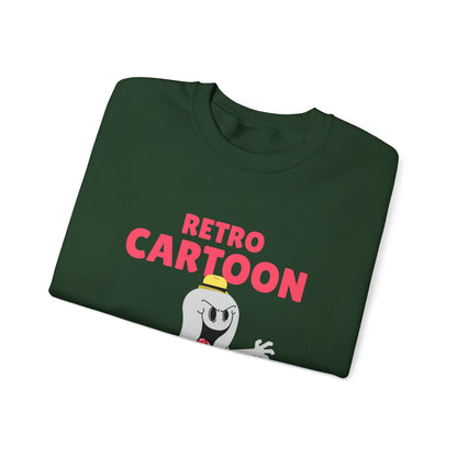 Retro Cartoon Ghost Sweatshirt