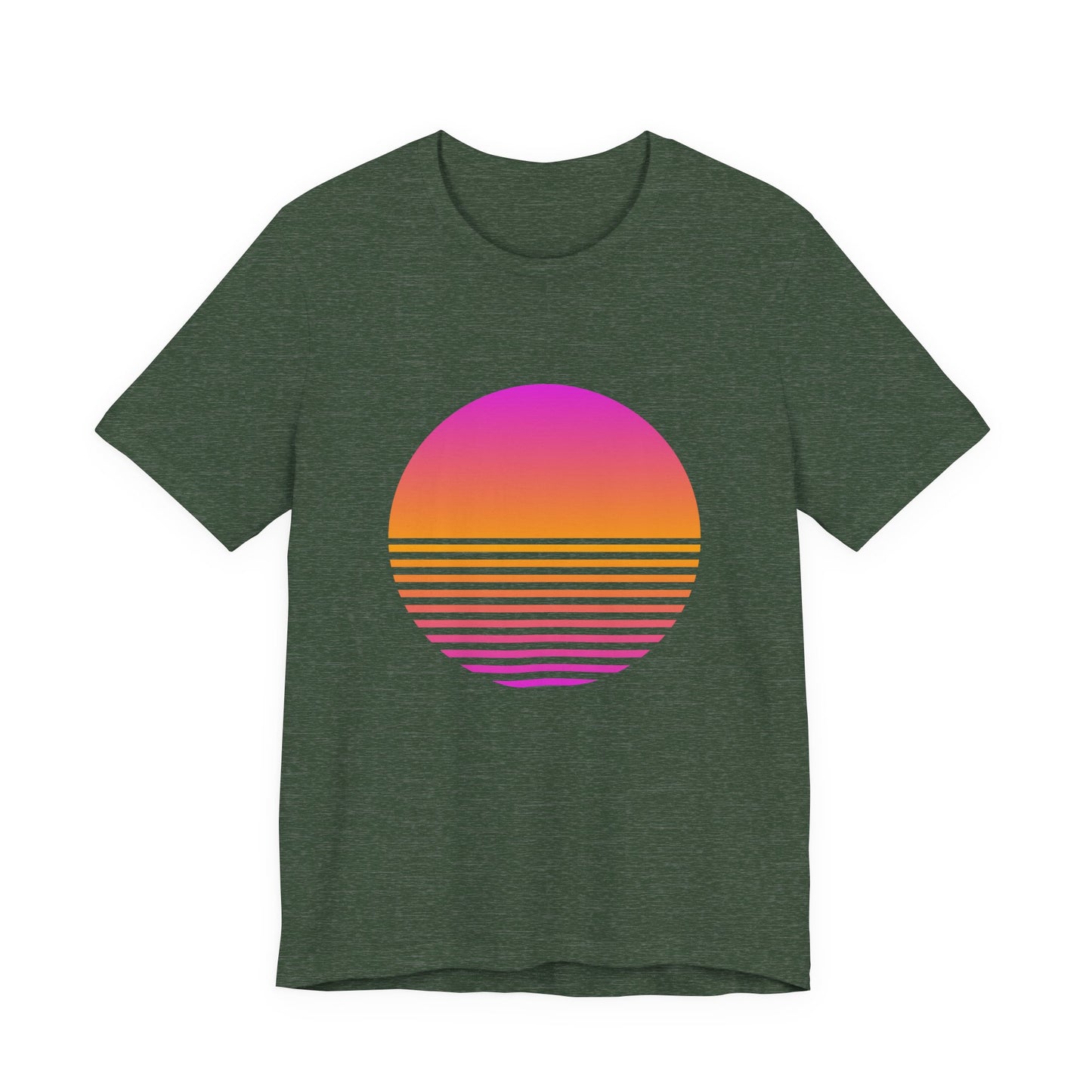 Sunset Grid Tee