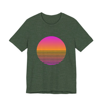 Sunset Grid Tee