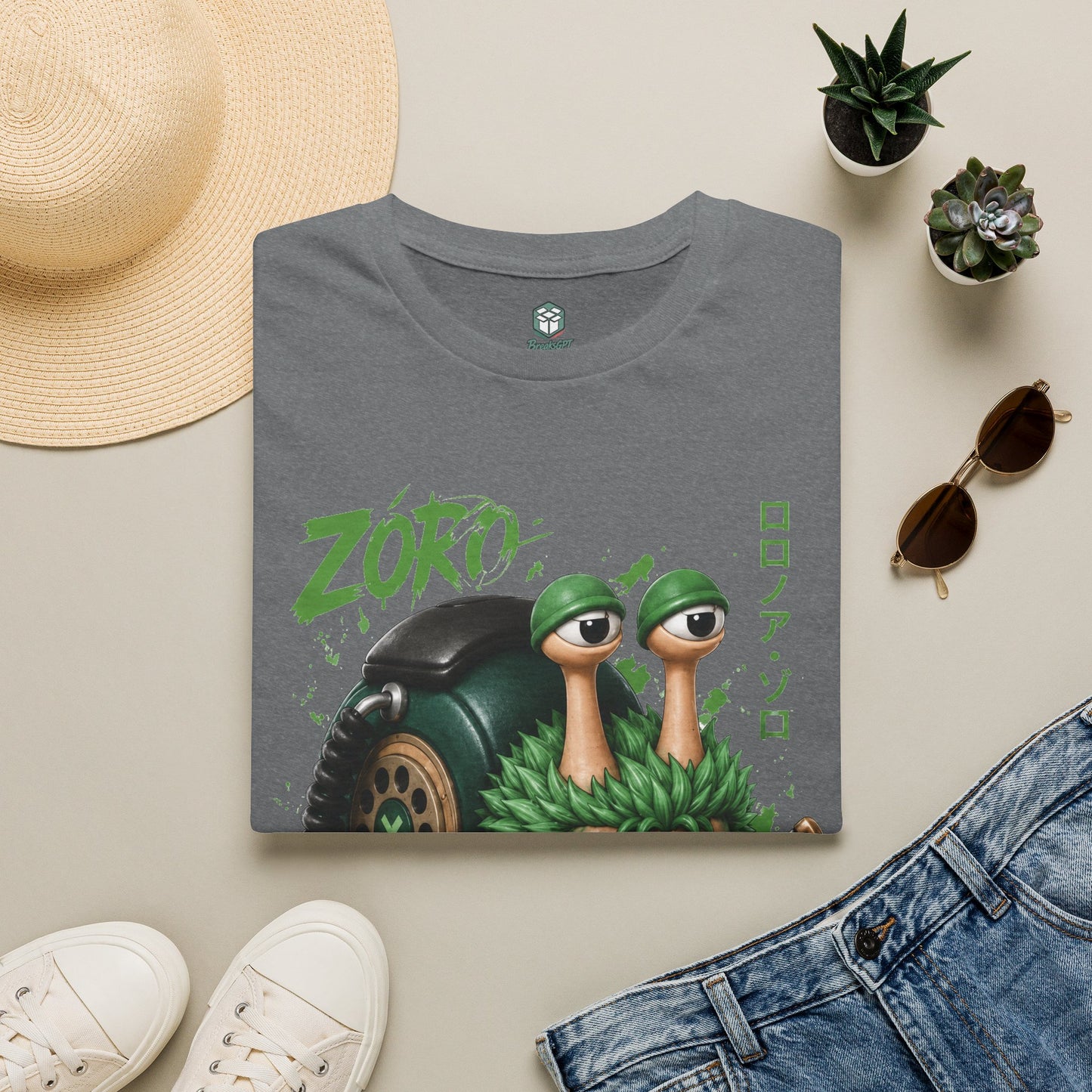 BreaksGPT Zoro Adventure Graphic Tee