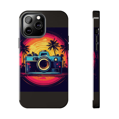 Retro Camera Sunset Tough Phone Case