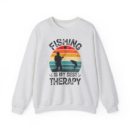 Fishing Is My Best Therapy Sweatshirt