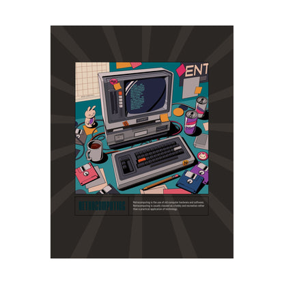 Retro Computing Retro Poster