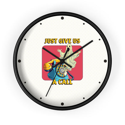 Just Give Us a Call Wall Clock