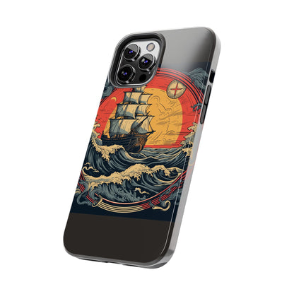 Tall Ship Storm Tough Phone Case