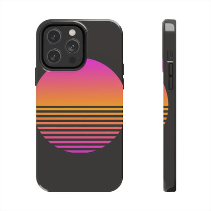 Sunset Grid Tough Phone Case