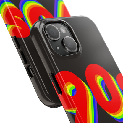 90's Rainbow Tough Phone Case