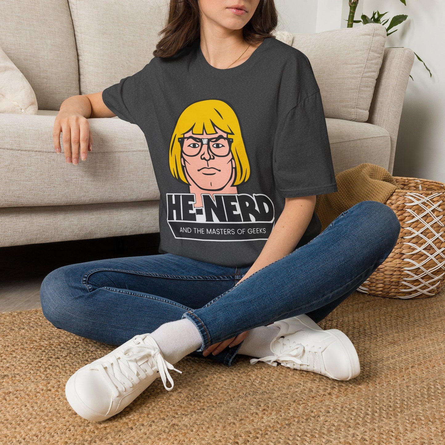 He-Nerd and the Masters of Geeks Tee