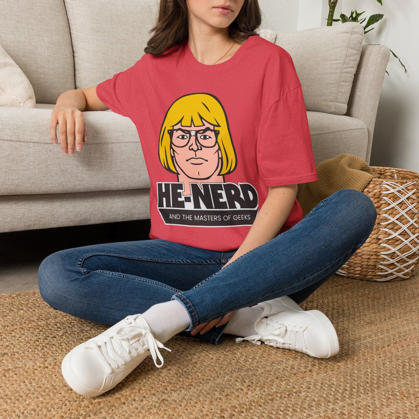 He-Nerd and the Masters of Geeks Tee